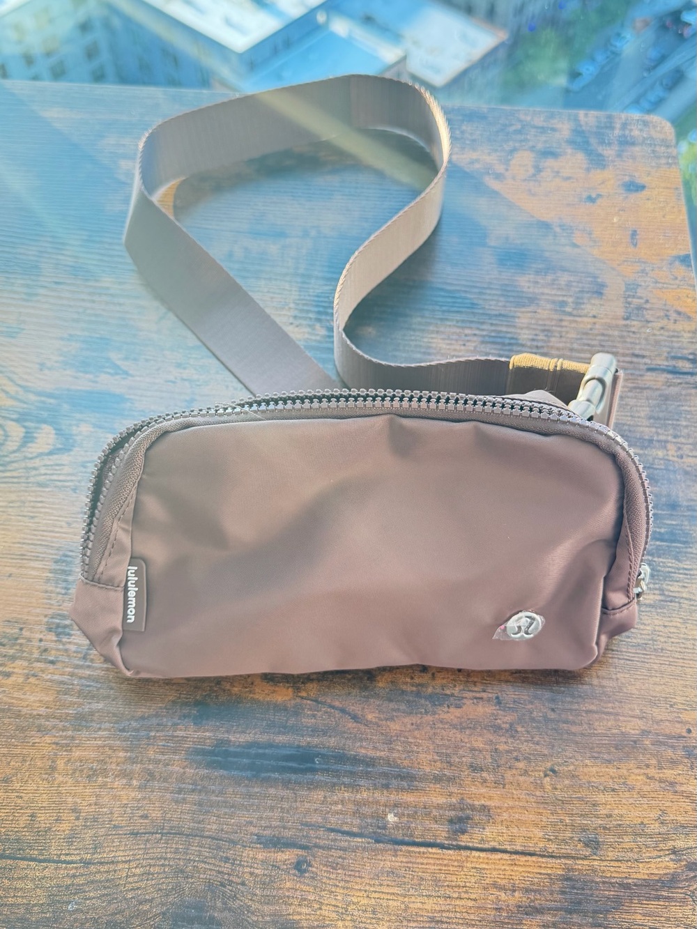 Lululemon Brown Crossbody Bag Shoulder Bag with Adjustable Strap